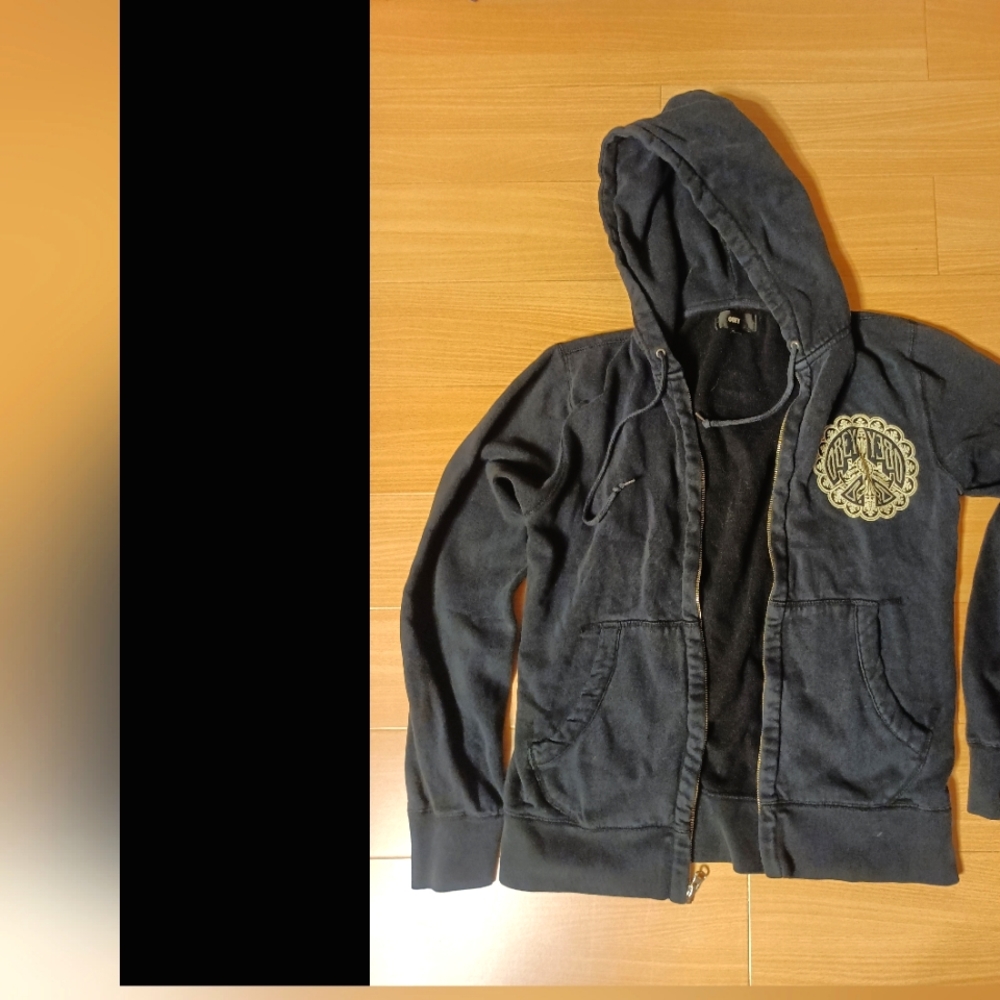 Obey hoodies jacket black
